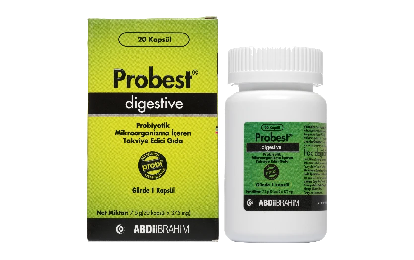 Digestive Probiyotik Mikroorganizma İçeren 20 Kapsül