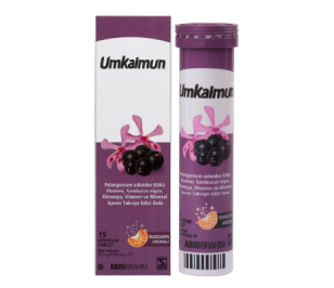 Umkaimun  Kara Mürver & Afrika Sardunyası Vitamin 15 Efervesan Tablet