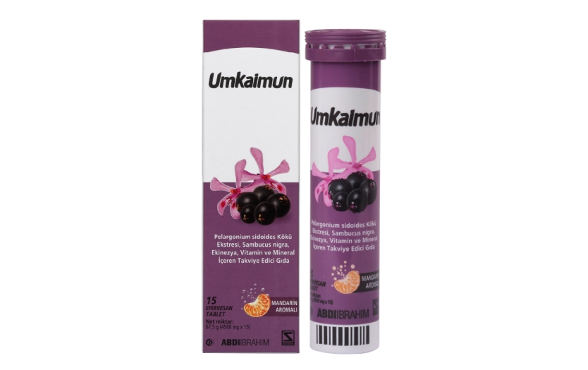  Kara Mürver & Afrika Sardunyası Vitamin 15 Efervesan Tablet